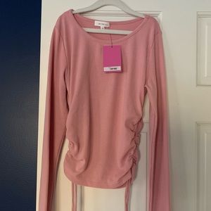 New with tags pink knit top